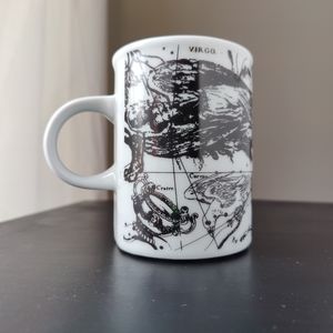 Danesco zodiac theme ♈♉♊♋♑ coffee mug | be&w illustration 🖤🤍